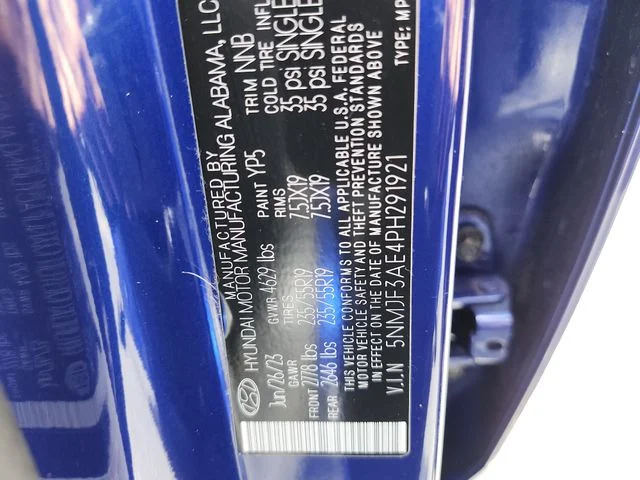 Used 2023 Blue Hyundai SEL image 40