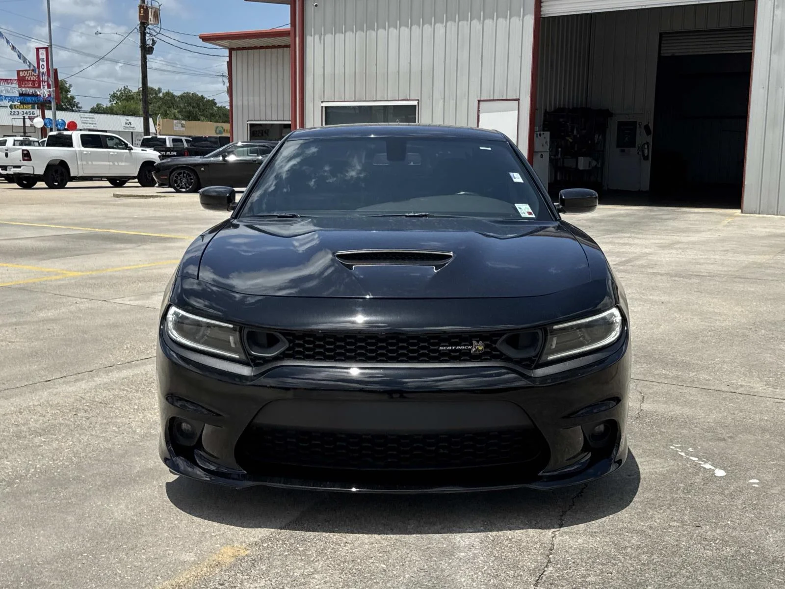 Used 2022 Pitch Black Clearcoat Dodge Scat Pack image 2