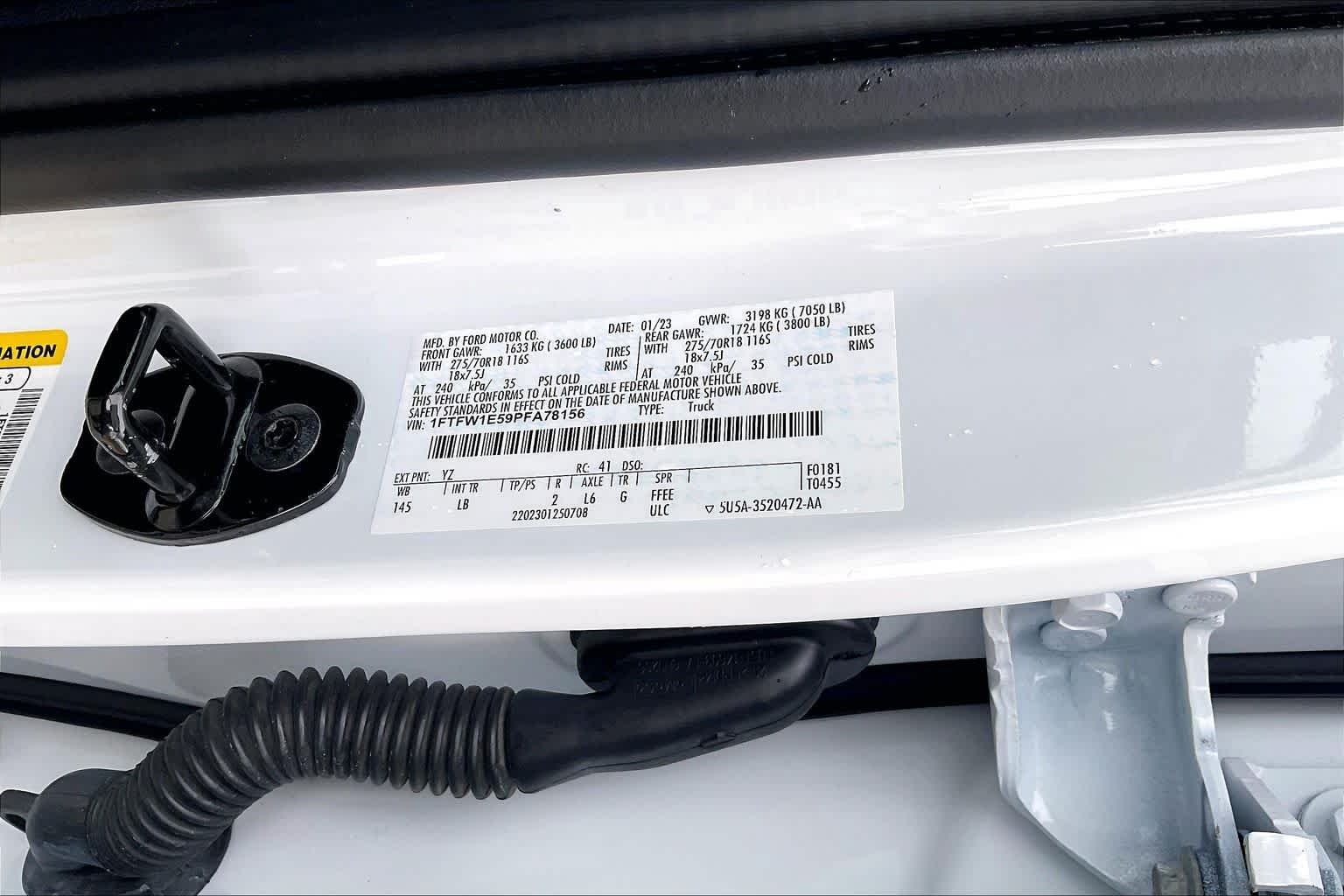 Used 2023 Oxford White Ford Tremor image 34