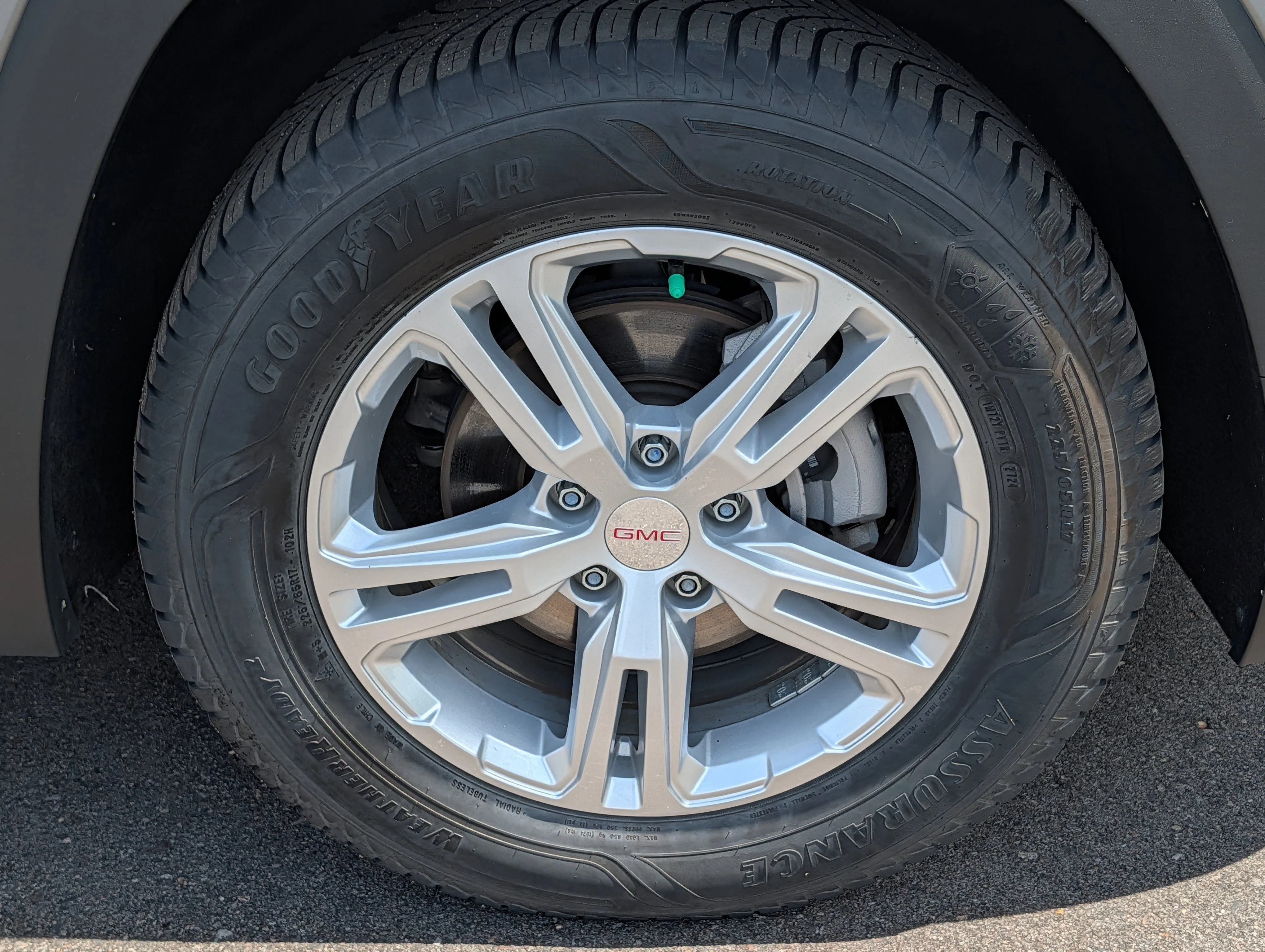 Used 2021 Satin Steel Metallic GMC SLE image 15