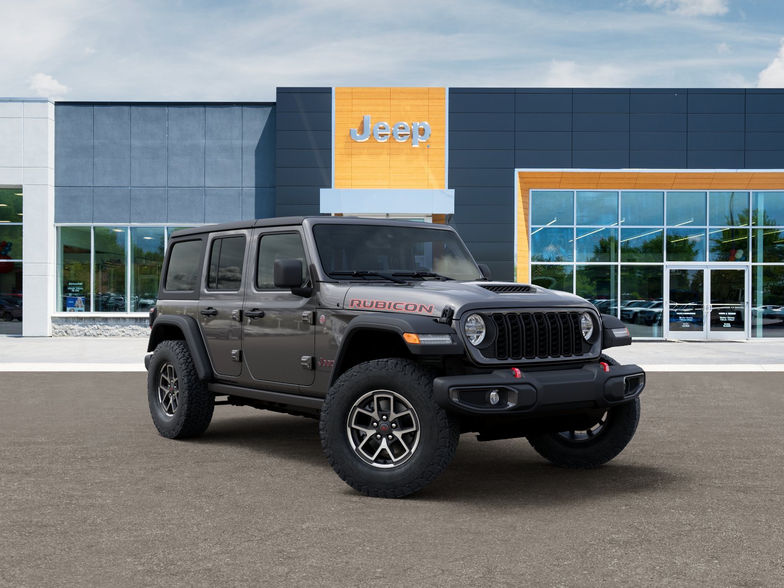 New 2026 Granite Crystal Metallic Clear-Coat Exterior Paint Jeep Rubicon image 31