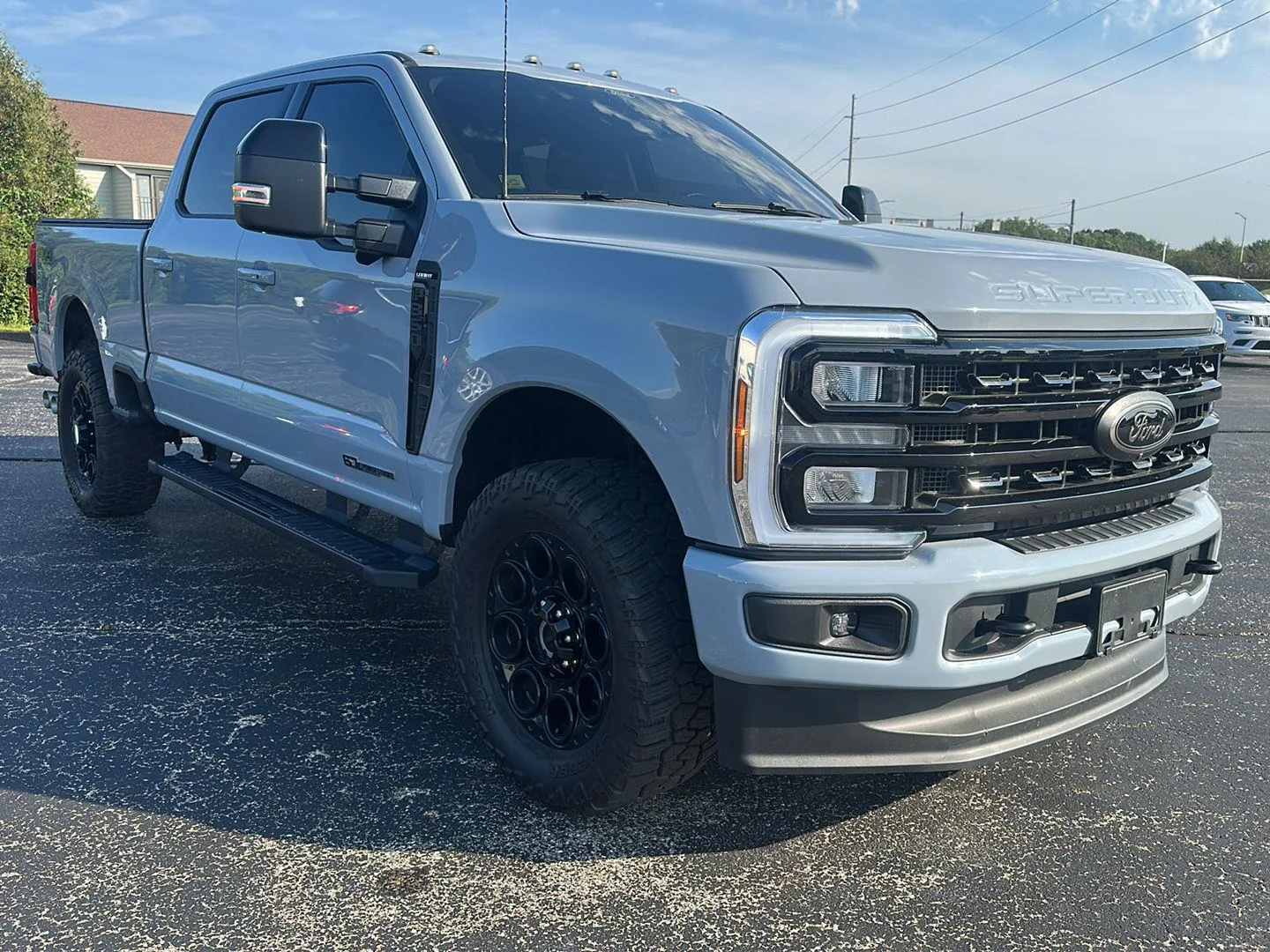 Used 2024 Glacier Gray Metallic Tri-Coat Ford Lariat image 3