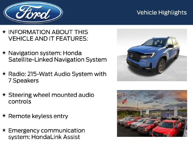 Used 2025 Blue Honda TrailSport image 4