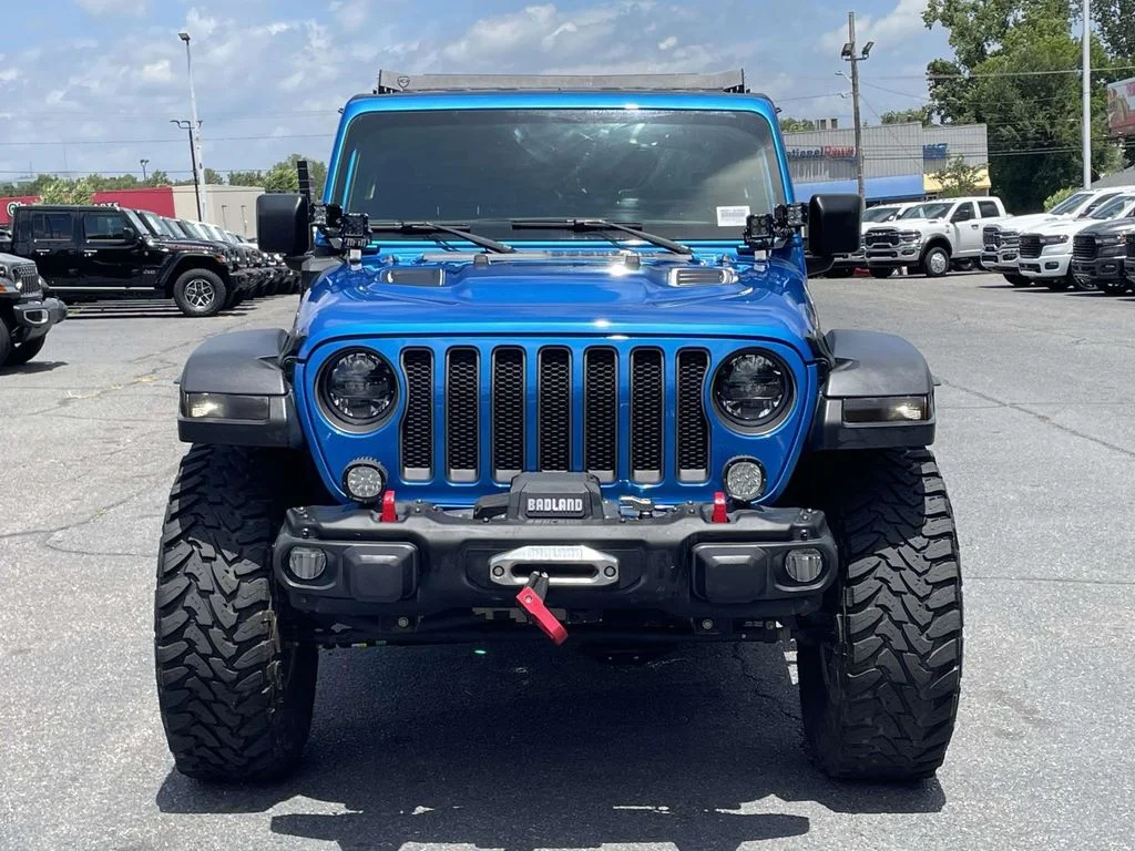 Used 2021 Blue Jeep Unlimited Rubicon image 3