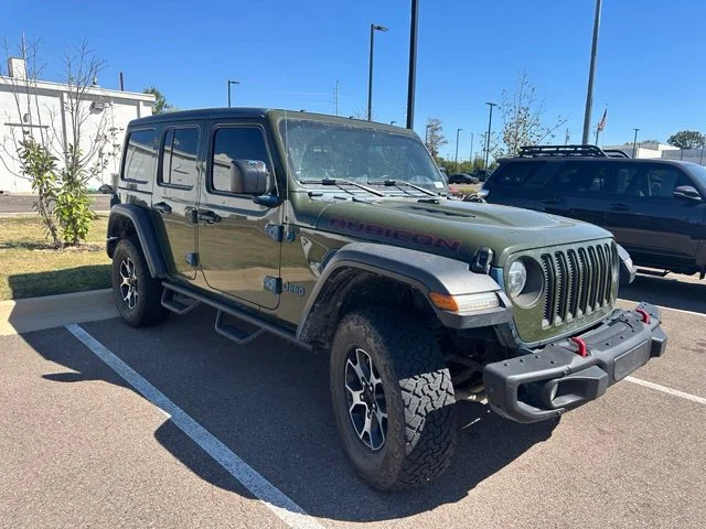 Used 2021 Green Jeep Unlimited Rubicon image 9