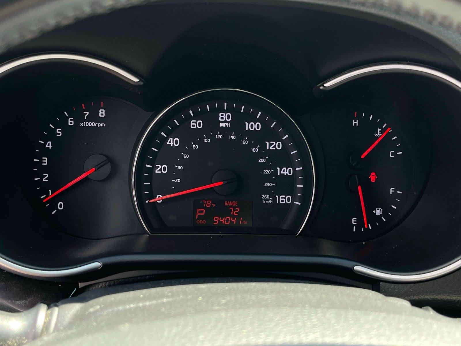 Used 2015 Bright Silver Kia LX image 3