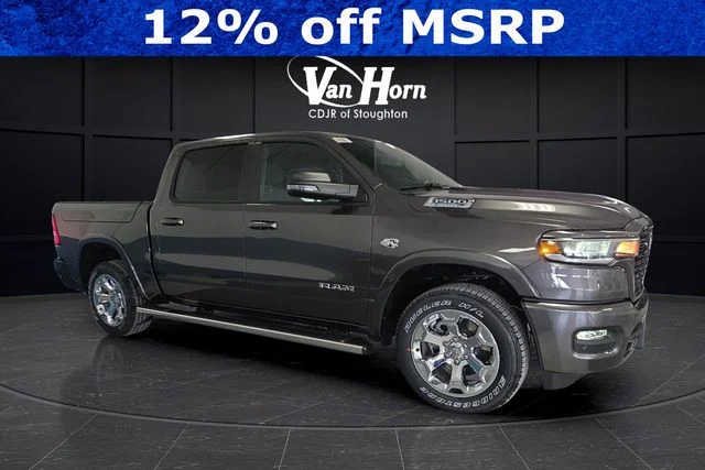 New 2026 Granite Crystal Metallic Clear-Coat Exterior Paint RAM Big Horn/Lone Star image 1