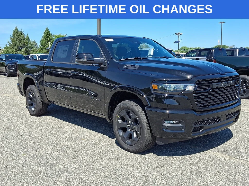 New 2027 Diamond Black Crystal Pearl-Coat Exterior Paint RAM Big Horn image 1