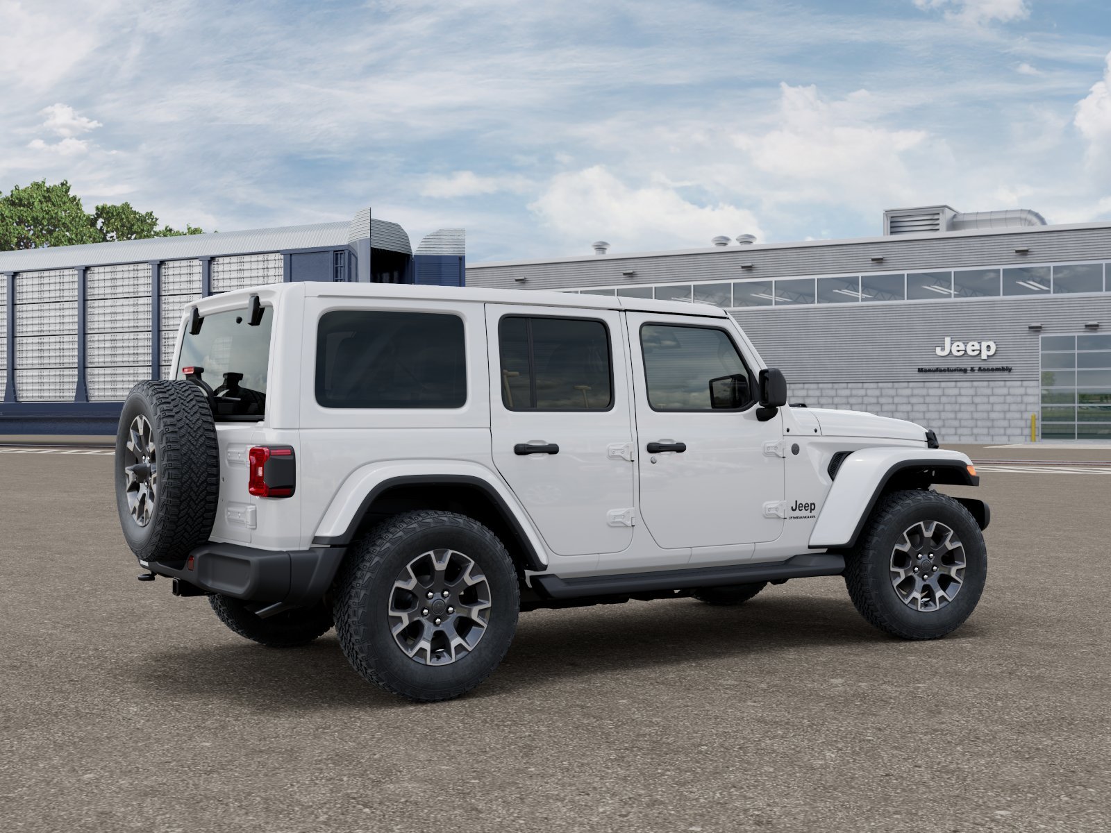 New 2027 Bright White Clear-Coat Paint Jeep  image 4