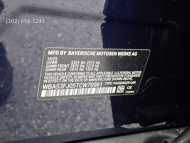 Used 2026 Tanzanite Blue II Metallic BMW 530i xDrive image 20