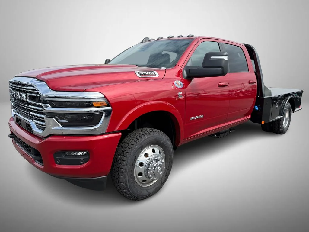 New 2026 Molten Red Pearlcoat RAM Laramie image 2