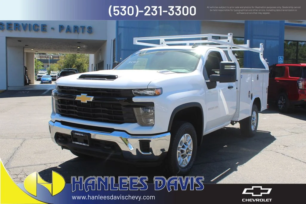 New 2026 White Chevrolet Work Truck image 3