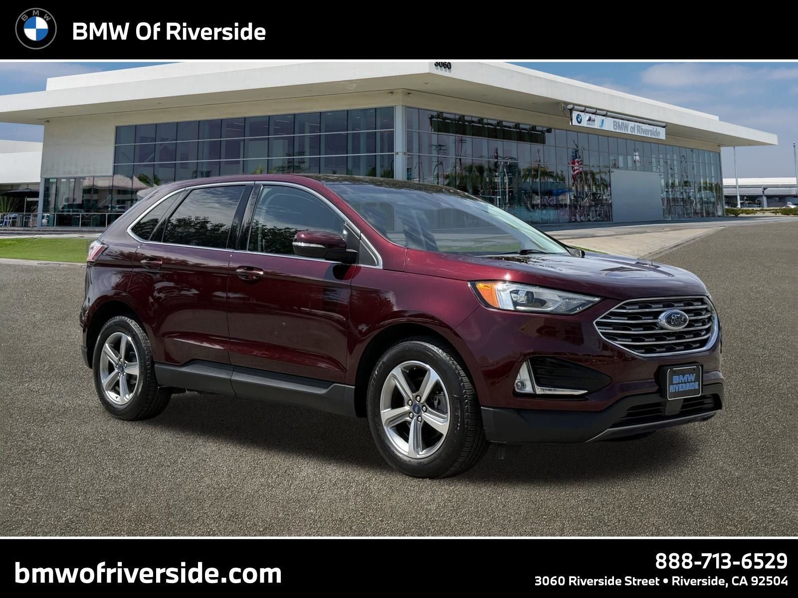 Used 2020 Red Ford SEL image 1