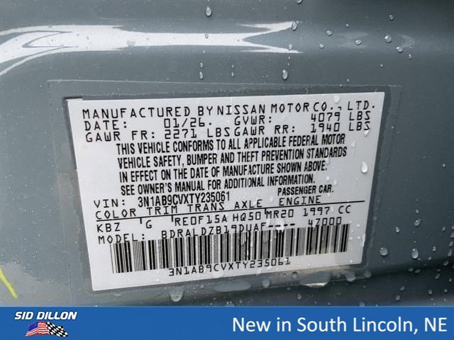 New 2026 Atlantic Gray Metallic Nissan SV image 12