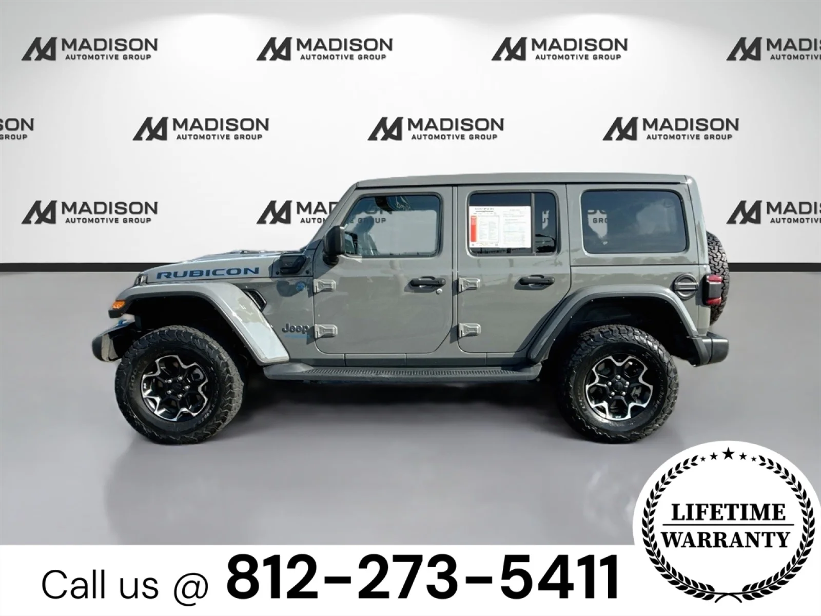Used 2021 Gray Jeep Unlimited Rubicon image 8
