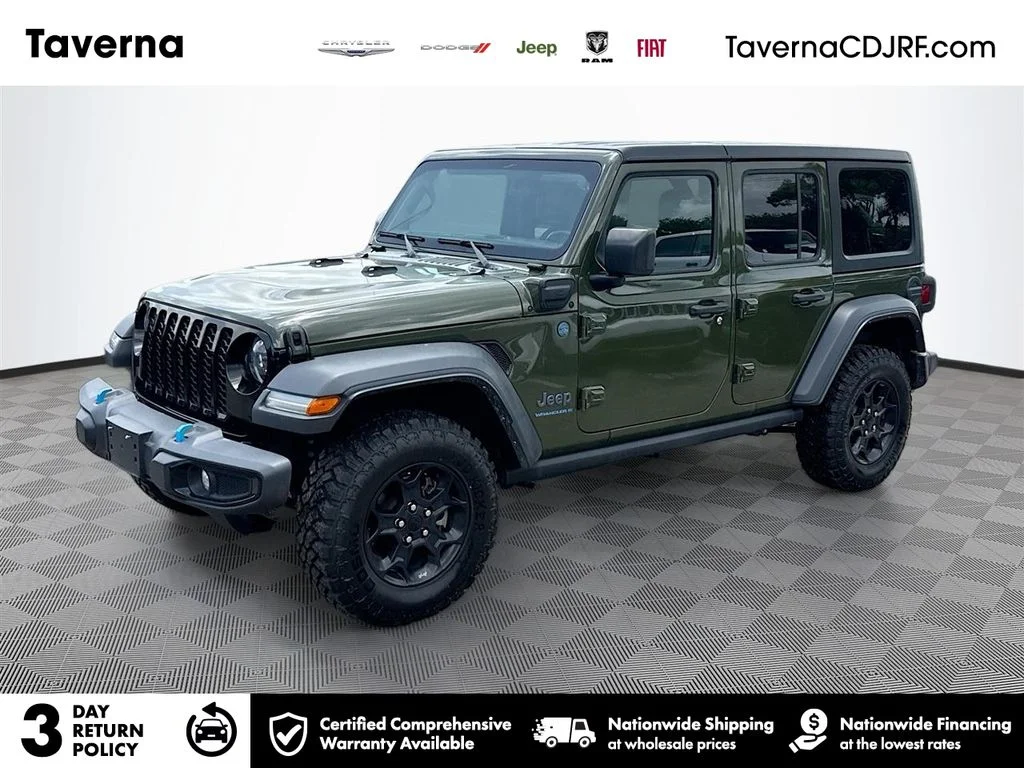 Used 2023 Green Jeep Willys 4xe image 1