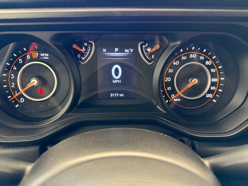 Used 2025 Bright White Clearcoat Jeep Sport image 18