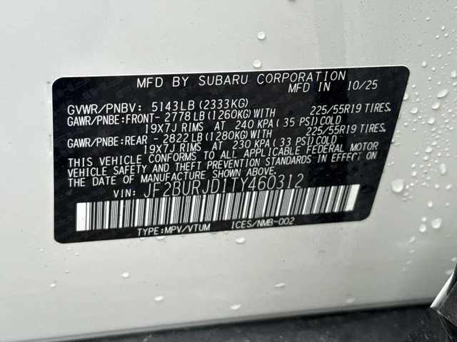 Used 2026 White Subaru Touring XT image 31