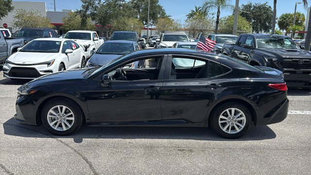 Used 2025 Midnight Black Metallic Toyota LE image 4