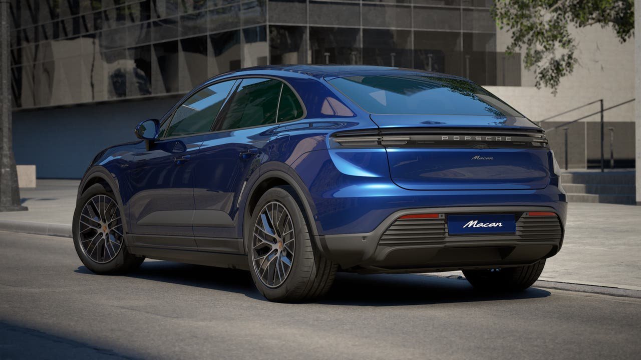 New 2026 Gentian Blue Metallic Porsche Electric image 3