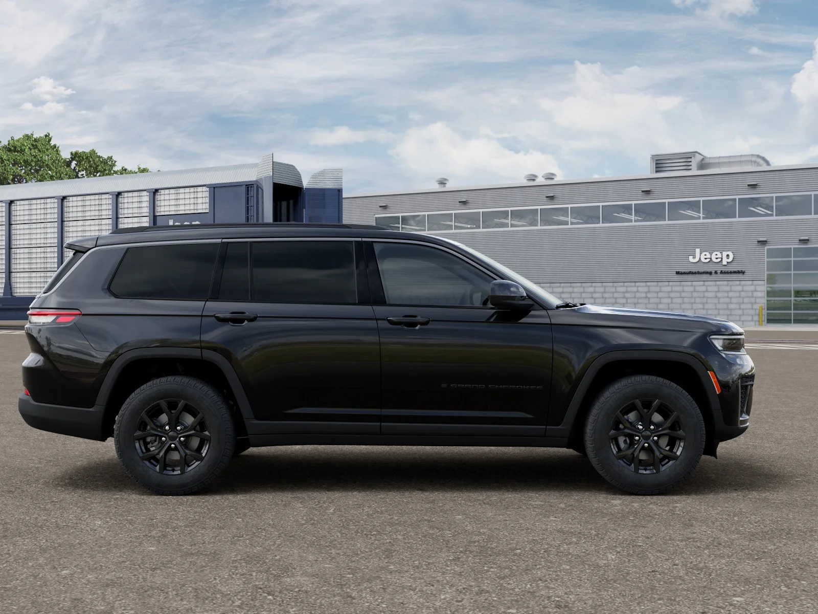 New 2026 Diamond Black Crystal Pearl-Coat Exterior Paint Jeep Laredo image 12