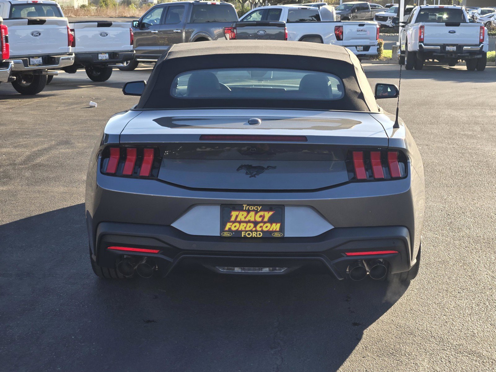New 2026 Carbonized Gray Metallic Ford EcoBoost® Premium Convertible image 5