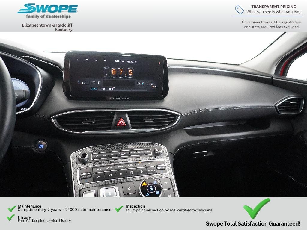 Used 2022 Calypso Red Hyundai SEL image 20