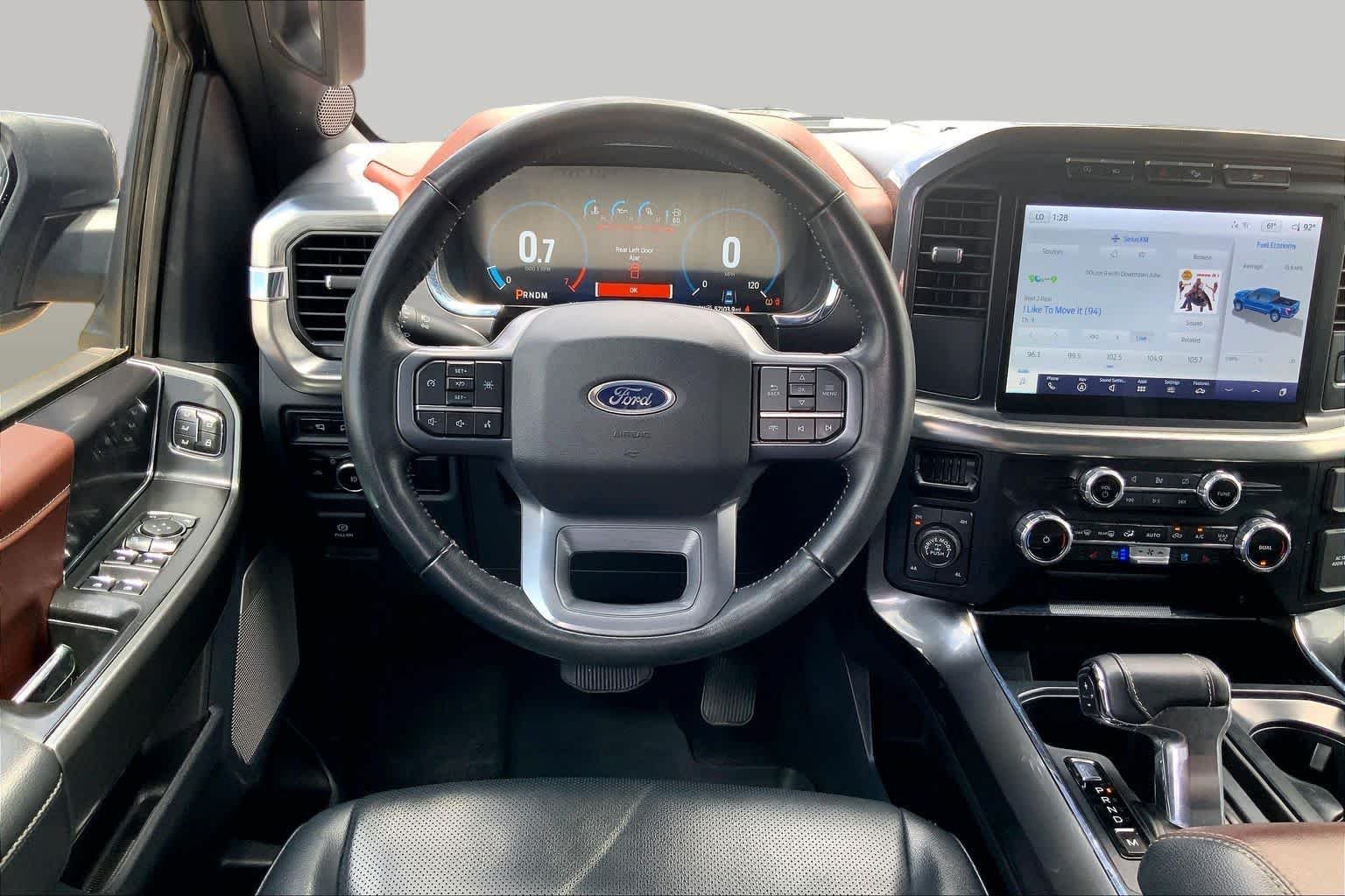 Used 2023 Carbonized Gray Metallic Ford LARIAT image 6