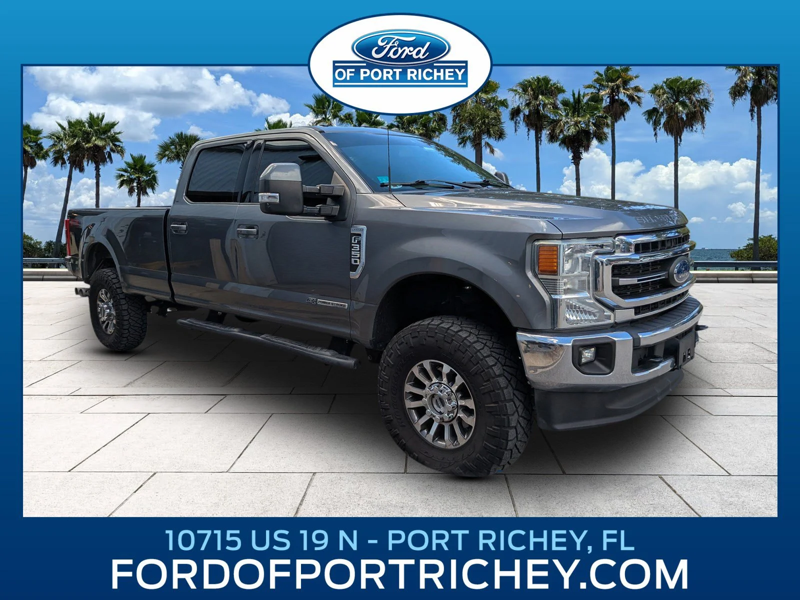 Used 2022 Carbonized Gray Metallic Ford LARIAT image 1