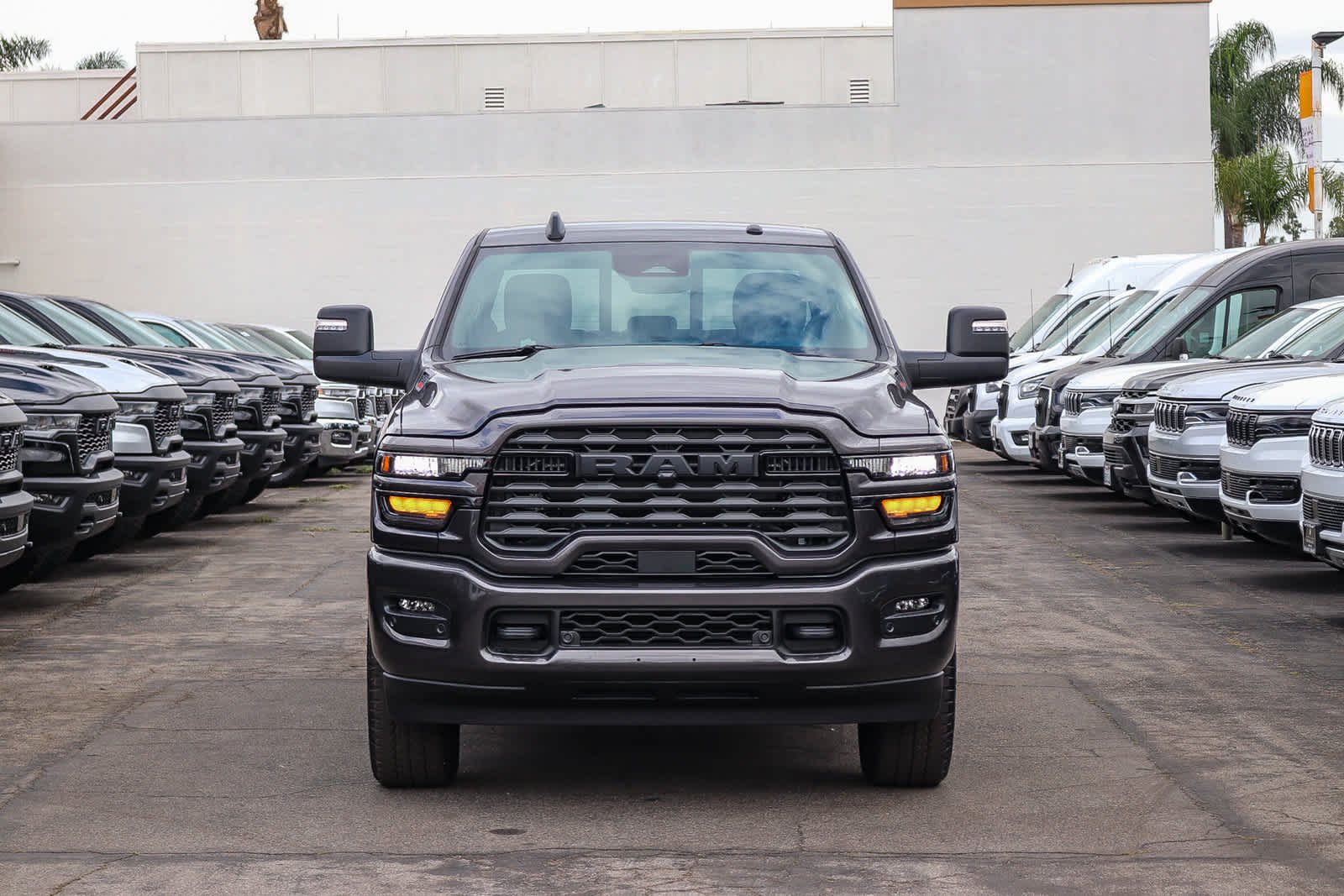 New 2027 Granite Crystal Metallic Clear-Coat Exterior Paint RAM Big Horn image 2