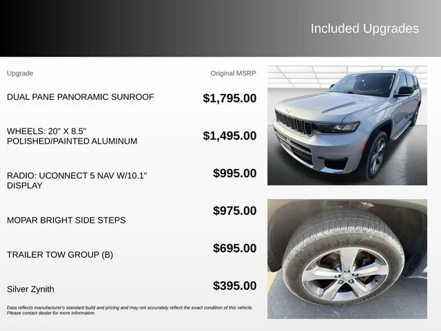 Used 2021 Silver Jeep Limited image 4
