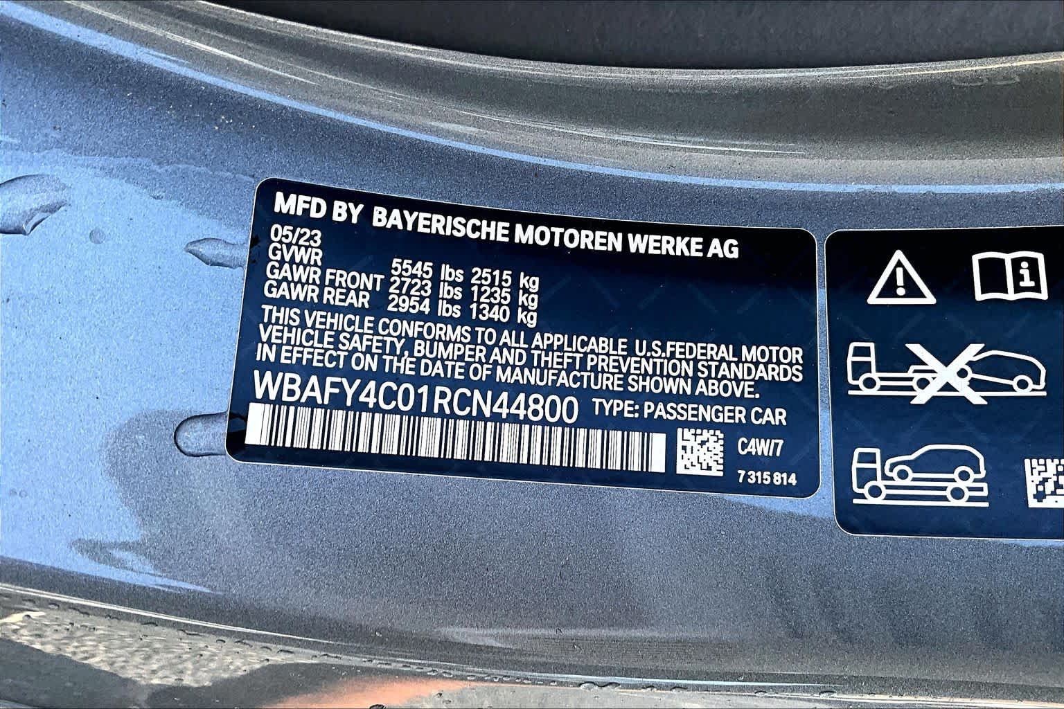 Certified Used 2024 Skyscraper Grey Metallic BMW M850i xDrive image 33