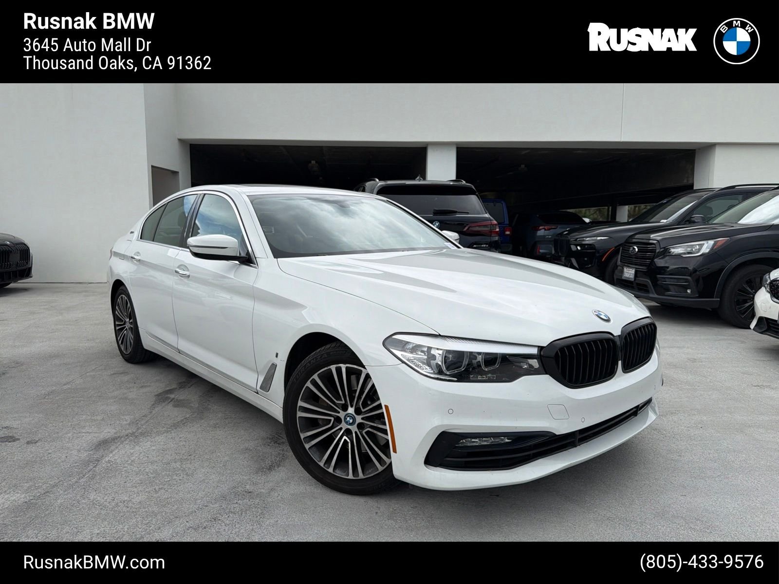 Used 2018 Alpine White BMW 530e iPerformance image 1