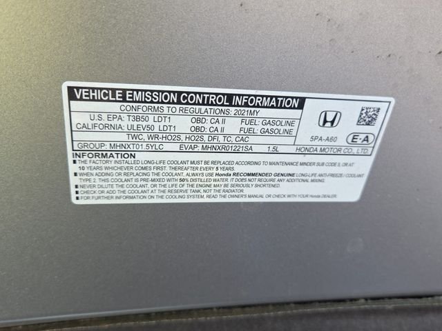 Used 2021 Lunar Silver Metallic Honda EX-L image 21
