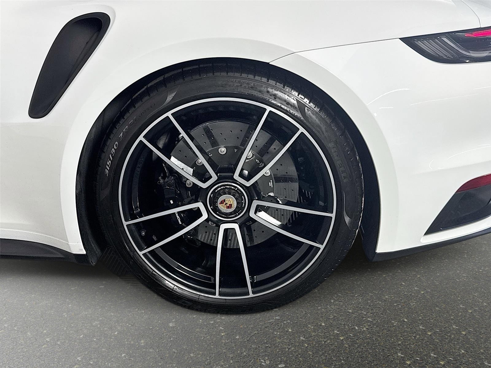 Used 2021 Carrara White Metallic Porsche Turbo S image 26