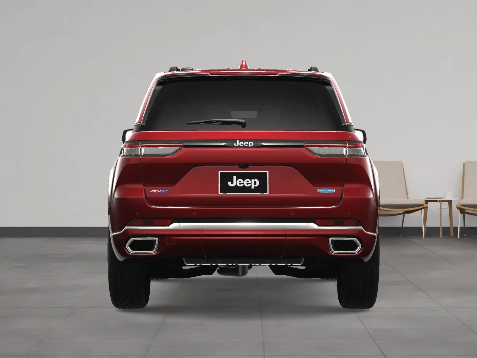 New 2024 Velvet Red Pearl-Coat Exterior Paint Jeep Overland 4xe image 41