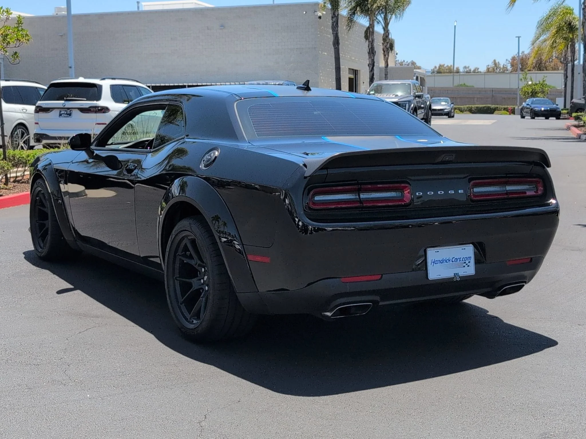 Used 2023 Pitch Black Clearcoat Dodge R/T Scat Pack Widebody image 6