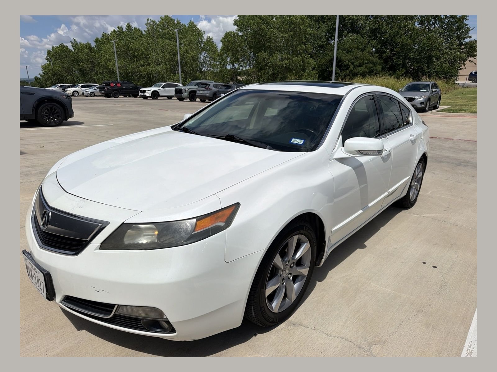 Used 2012 White Acura 3.5 image 1
