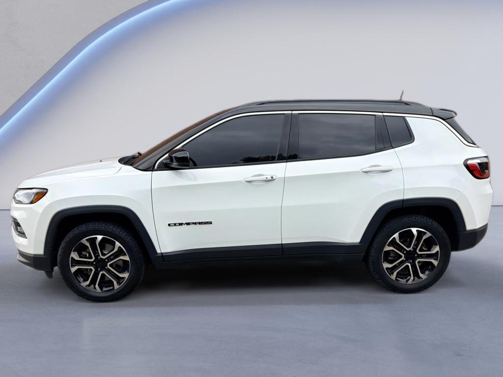 Used 2023 Bright White Clearcoat Jeep Limited image 2