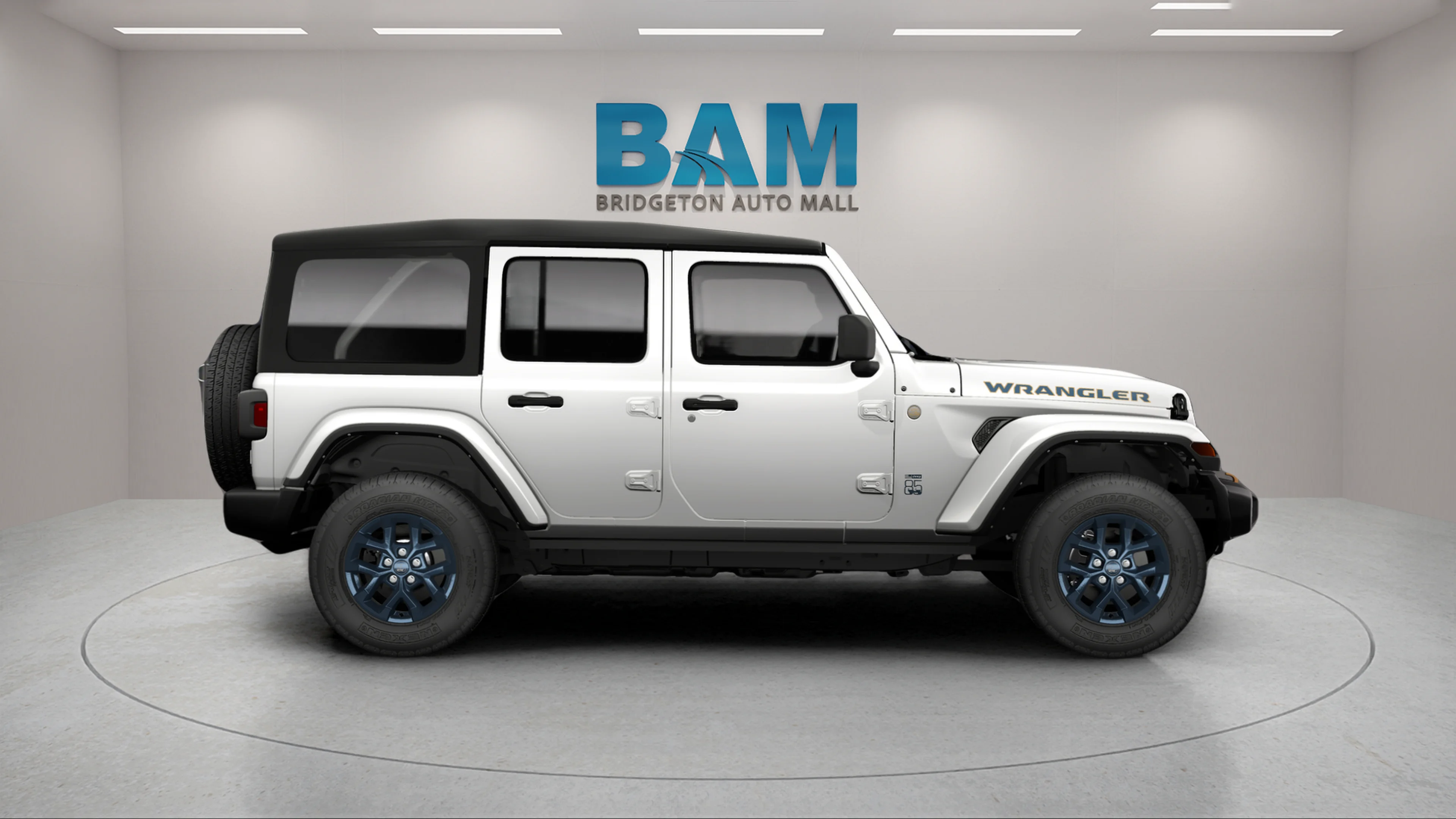 New 2026 Bright White Clear-Coat Exterior Paint Jeep 85th Anniversary image 3