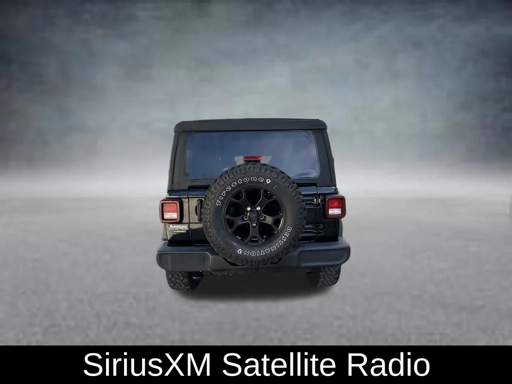 Used 2022 Black Jeep Unlimited Willys image 6