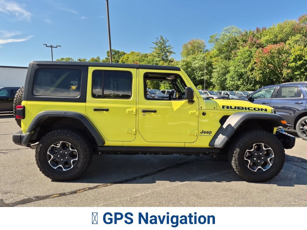 Certified Used 2023 Yellow Jeep Rubicon 4xe image 4
