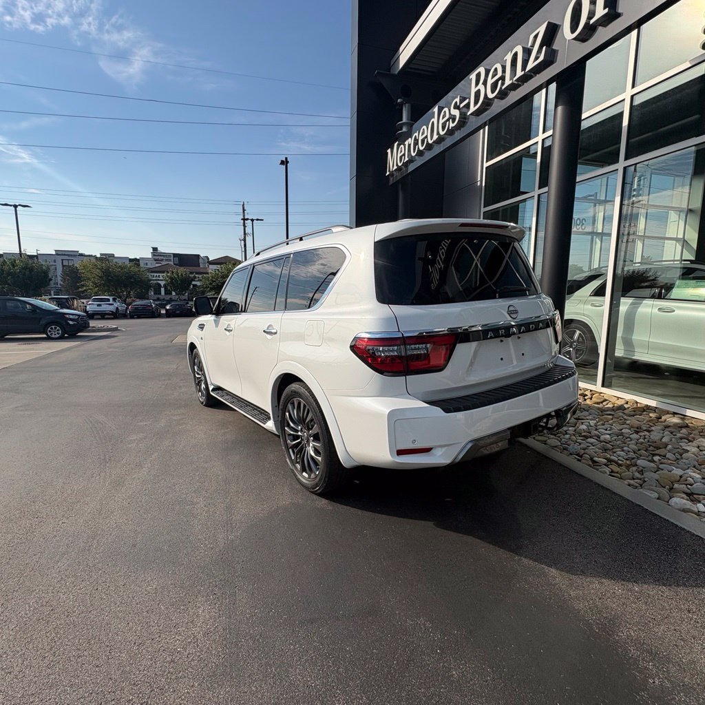 Used 2021 Aspen White Tricoat Nissan Platinum image 8