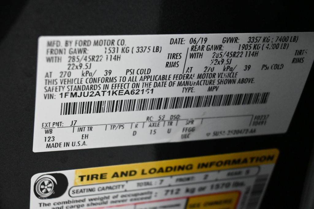 Used 2019 Gray Ford Limited image 19