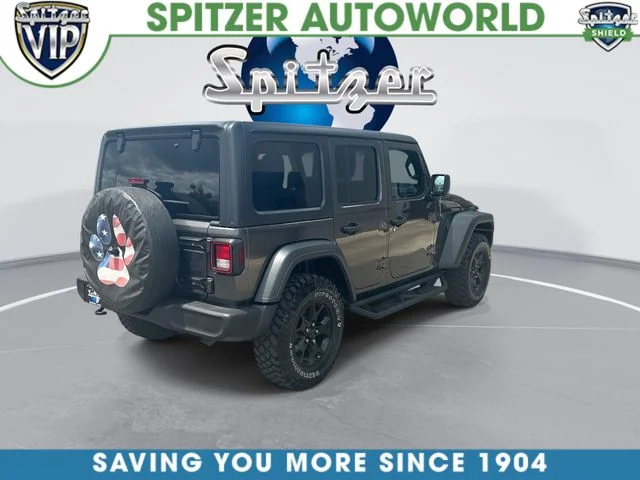 Used 2020 Gray Jeep Unlimited Sport image 9