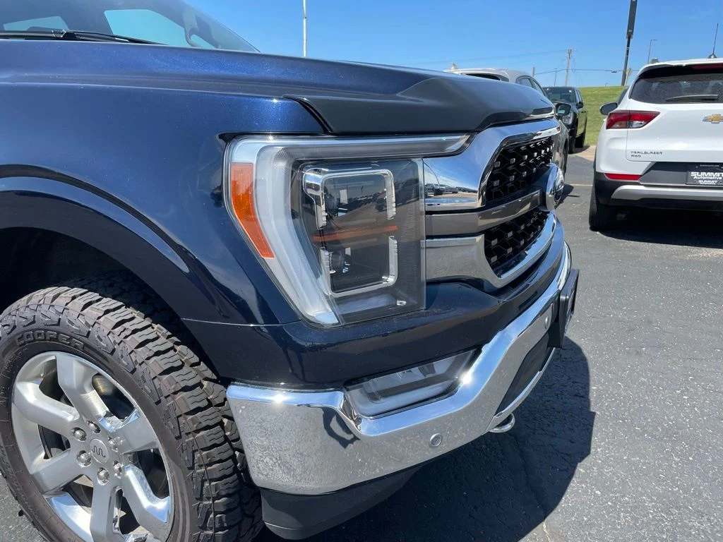 Used 2023 Antimatter Blue Metallic Ford King Ranch image 30