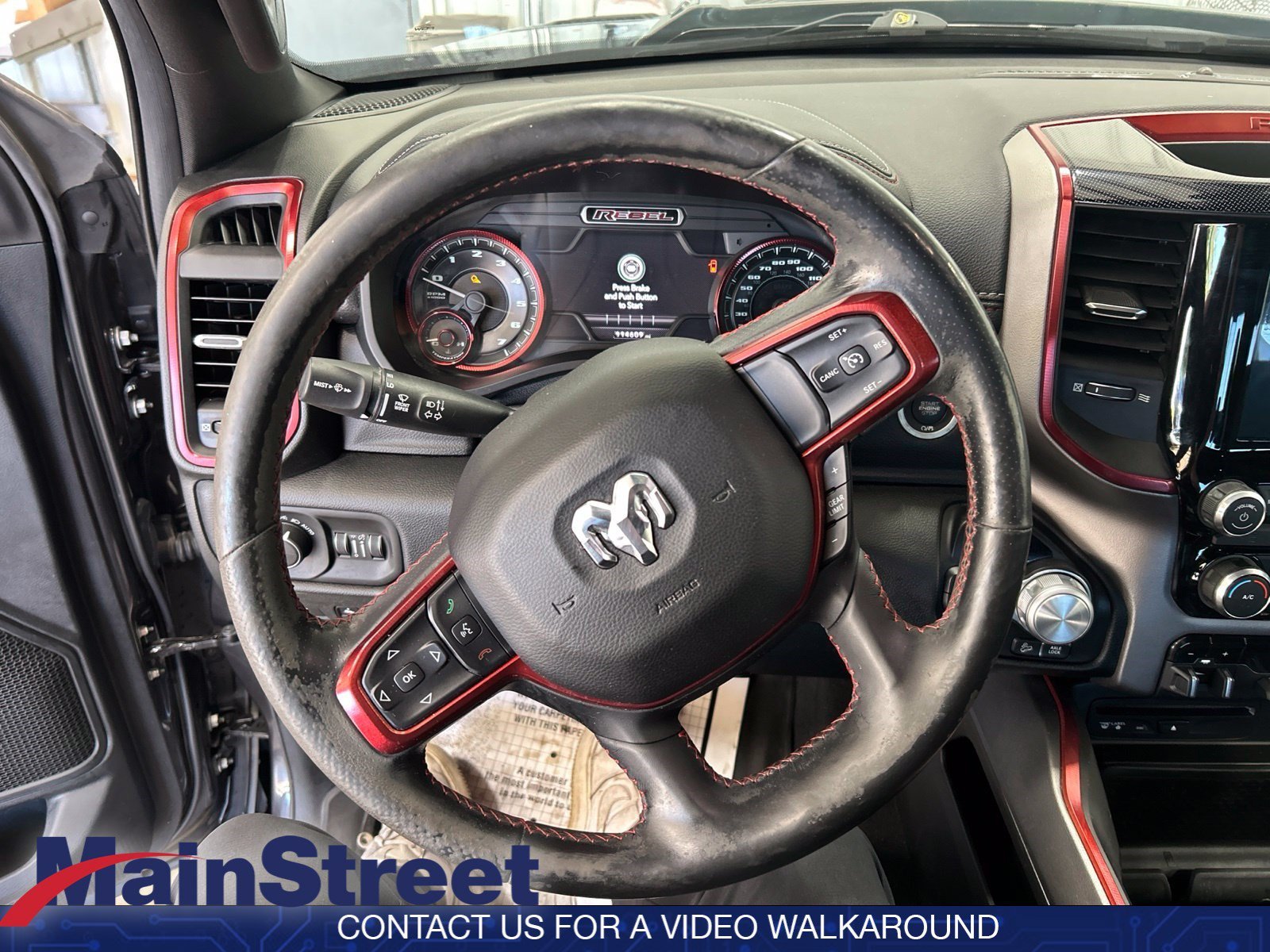 Used 2019 Granite Crystal Metallic Clearcoat Ram Rebel image 25