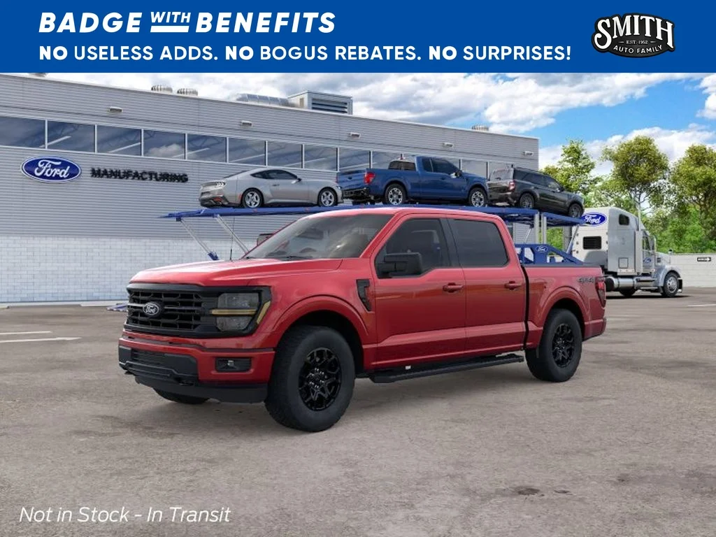 New 2026 Ruby Red Metallic Tinted Clearcoat Ford XLT image 1