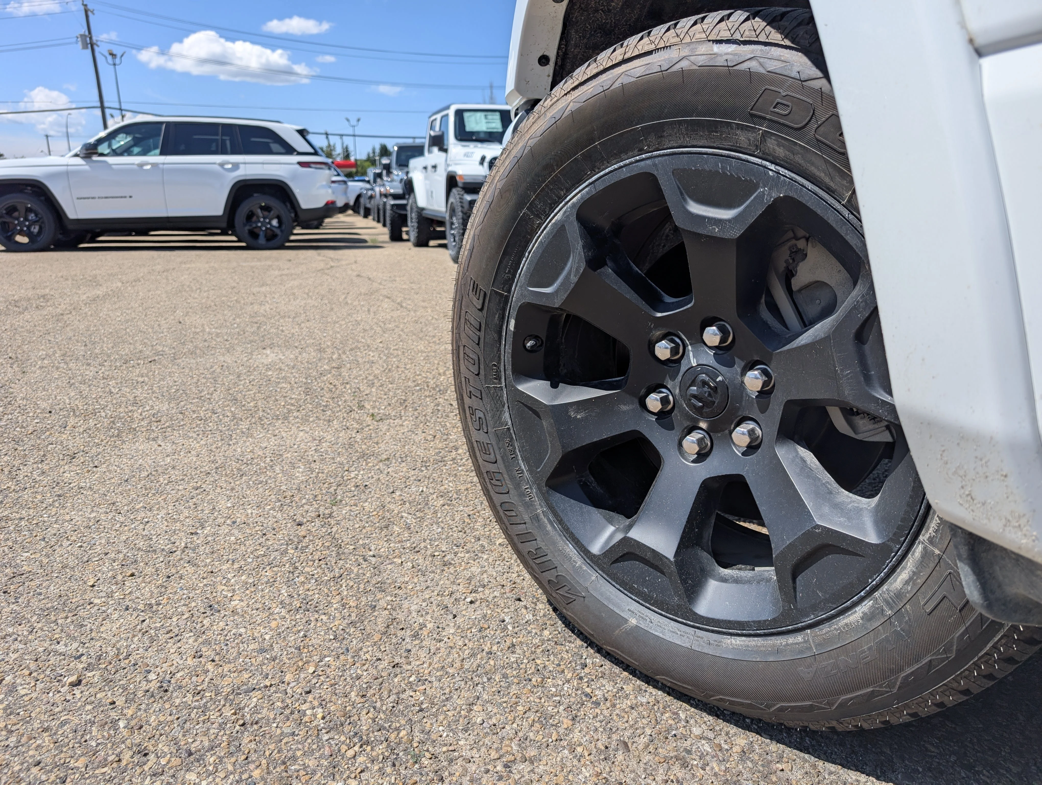 Used 2025 Bright White Ram Big Horn image 12