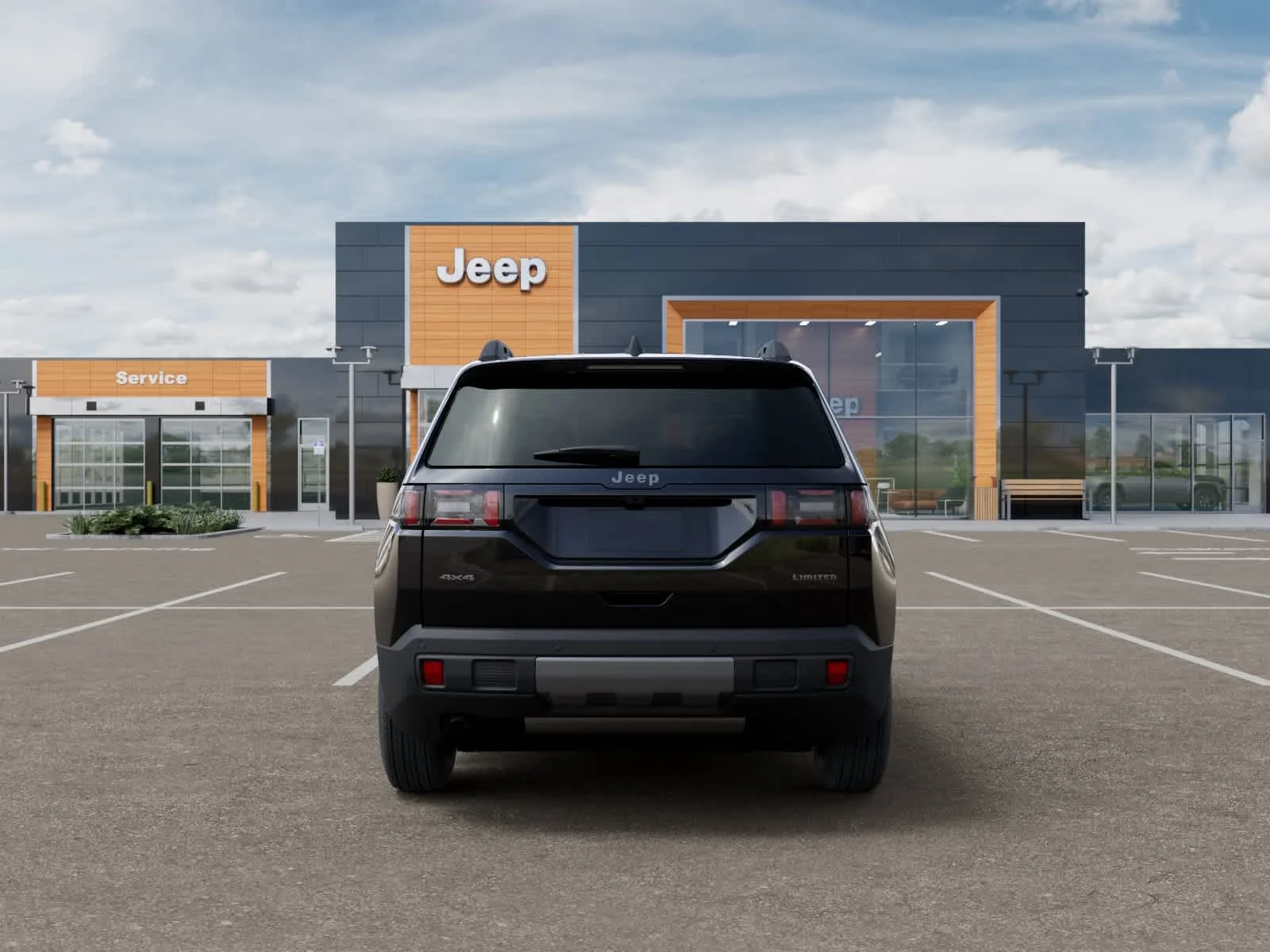 New 2026 Diamond Black Crystal Pearlcoat Jeep Limited image 7
